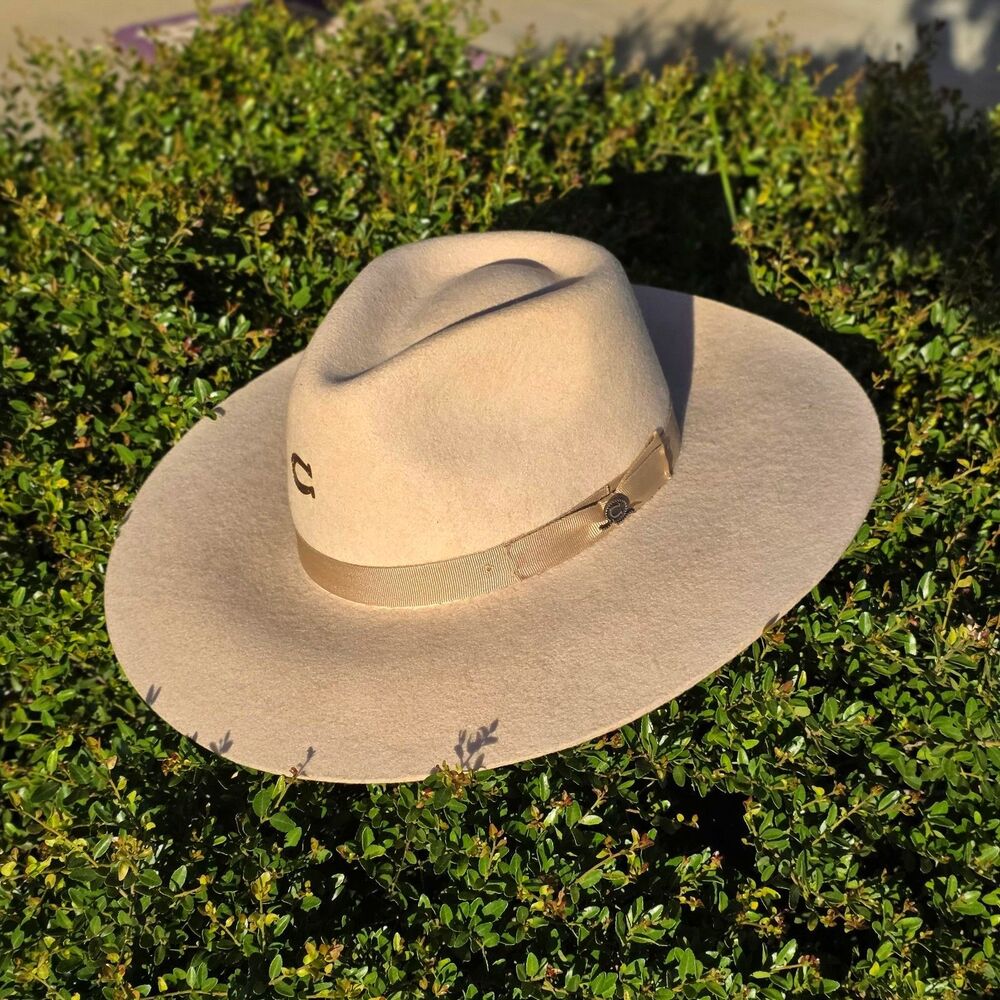 Charlie 1 Horse Highway Felt Western Hat Silverbelly Women’s Medium Boho Ranch